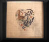 coeur fait sur du lin 11pts/cm 1point/fil cadeau fte des mres cette anne