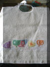 un bavoir pour mon futur bb