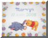 un tableau de naissance pour le fils d'un couple d'amis