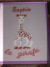 Sophie la girafe offerte  ma soeur en aout 2004